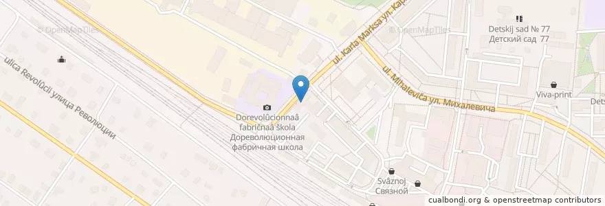 Mapa de ubicacion de Узел связи №140100 en ロシア, 中央連邦管区, モスクワ州, Раменский Городской Округ.