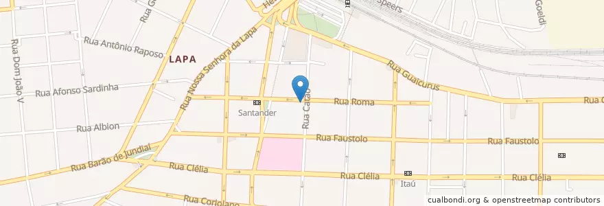 Mapa de ubicacion de Farmácia do Povo en 브라질, 남동지방, 상파울루, Região Geográfica Intermediária De São Paulo, Região Metropolitana De São Paulo, Região Imediata De São Paulo, 상파울루.