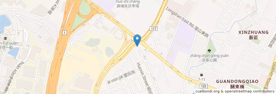 Mapa de ubicacion de 新竹市召會 en 타이완, 타이완성, 신주시, 둥구.