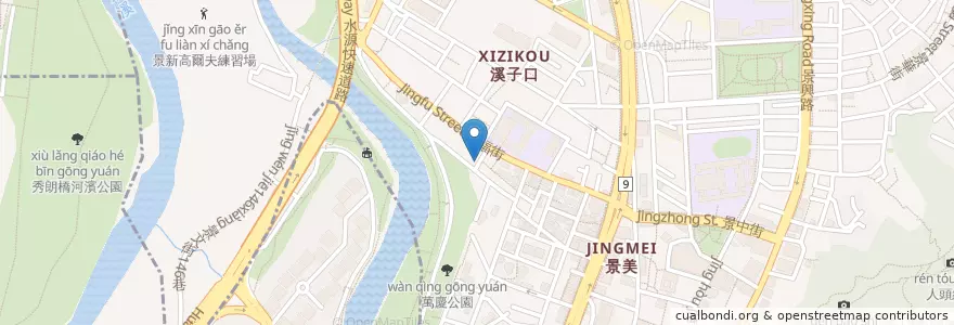 Mapa de ubicacion de 慈瑤宮 en 臺灣, 新北市, 文山區.