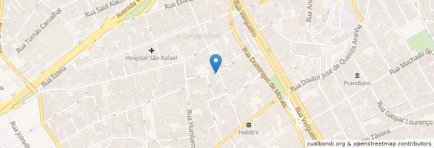 Mapa de ubicacion de Bar e Restaurante 1010 en 브라질, 남동지방, 상파울루, Região Geográfica Intermediária De São Paulo, Região Metropolitana De São Paulo, Região Imediata De São Paulo, 상파울루.