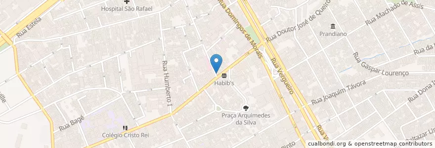 Mapa de ubicacion de Lanches 204 en Бразилия, Юго-Восточный Регион, Сан-Паулу, Região Geográfica Intermediária De São Paulo, Região Metropolitana De São Paulo, Região Imediata De São Paulo, Сан-Паулу.