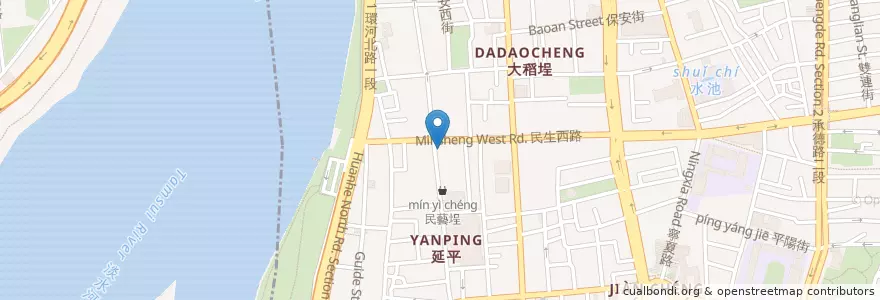 Mapa de ubicacion de 華泰商業銀行 en 타이완, 신베이 시, 타이베이시.