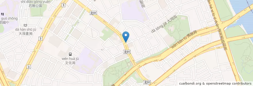 Mapa de ubicacion de 85度C en 臺灣, 新北市, 板橋區.