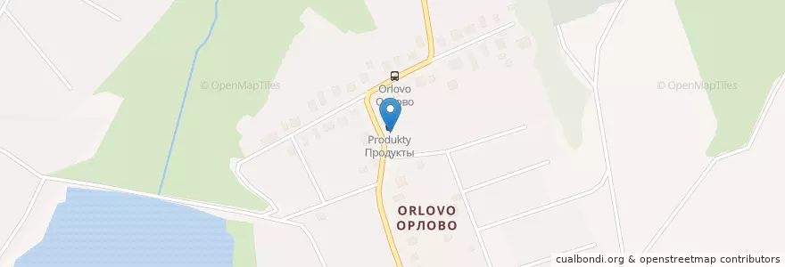 Mapa de ubicacion de Орлово en روسيا, Центральный Федеральный Округ, محافظة موسكو, Ленинский Городской Округ.