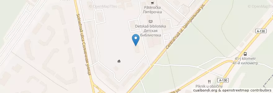 Mapa de ubicacion de Троицкий ЗАГС en Rusland, Centraal Federaal District, Moskou, Троицкий Административный Округ, Городской Округ Троицк.