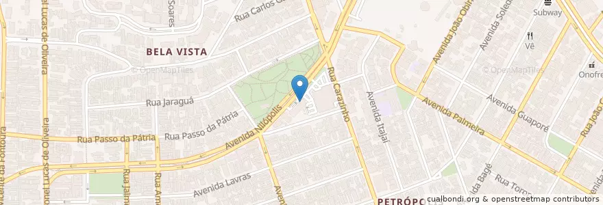 Mapa de ubicacion de Z Café Bella Vista en ブラジル, 南部地域, リオグランデ・ド・スル, Região Metropolitana De Porto Alegre, Região Geográfica Intermediária De Porto Alegre, Região Geográfica Imediata De Porto Alegre, ポルト・アレグレ.