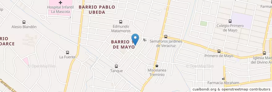 Mapa de ubicacion de Farmacia San Agustín en Никарагуа, Departamento De Managua, Managua (Municipio).