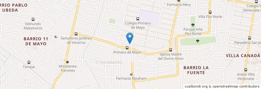 Mapa de ubicacion de Mi Viejo Bar en Никарагуа, Departamento De Managua, Managua (Municipio).