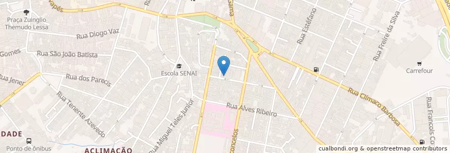Mapa de ubicacion de Restaurante Casa da Biza en Brasilien, Südosten, São Paulo, Região Geográfica Intermediária De São Paulo, Região Metropolitana De São Paulo, Região Imediata De São Paulo, São Paulo.