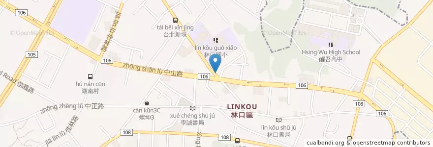 Mapa de ubicacion de 好記燒臘 en Taïwan, Nouveau Taipei, Linkou.