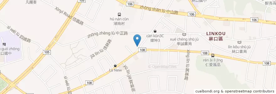 Mapa de ubicacion de 動物醫院 en تایوان, 新北市, 林口區.