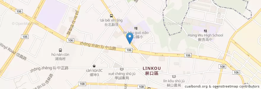 Mapa de ubicacion de 宏愛診所 en Tayvan, 新北市, 林口區.