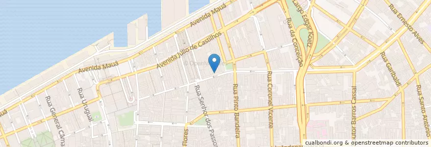 Mapa de ubicacion de Restaurante - Buffet a Kg en Brazil, Jižní Region, Rio Grande Do Sul, Região Metropolitana De Porto Alegre, Região Geográfica Intermediária De Porto Alegre, Região Geográfica Imediata De Porto Alegre, Porto Alegre.