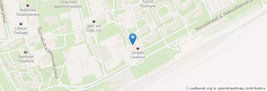 Mapa de ubicacion de Восточный экспресс банк (пункт выдачи кредитов) en Rússia, Distrito Federal Oriental, Krai De Khabarovsk, Солнечный Район, Берёзовское Сельское Поселение.