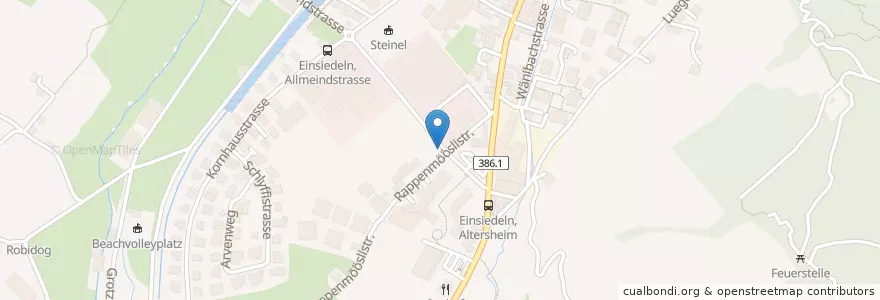 Mapa de ubicacion de Robidog en Швейцария, Швиц, Einsiedeln, Einsiedeln.