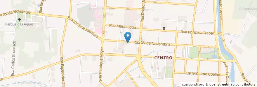 Mapa de ubicacion de Restaurante Colombo en البَرَازِيل, المنطقة الجنوبية, سانتا كاتارينا, Região Geográfica Intermediária De Joinville, Microrregião De Joinville, Joinville.