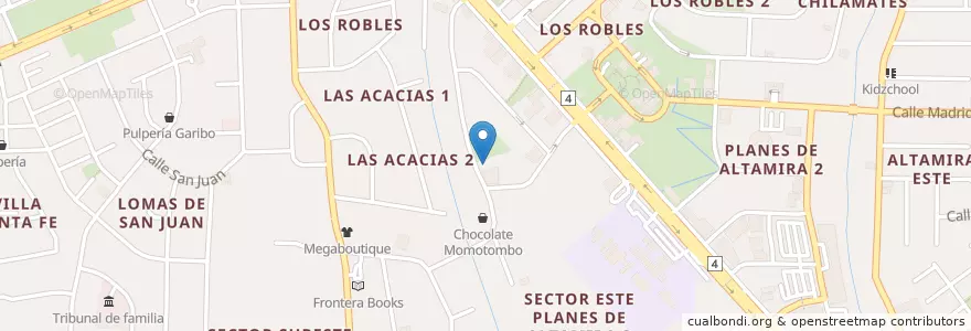 Mapa de ubicacion de Restaurante mohino Steak House (antes Güegüense) en 尼加拉瓜, Departamento De Managua, Managua (Municipio).