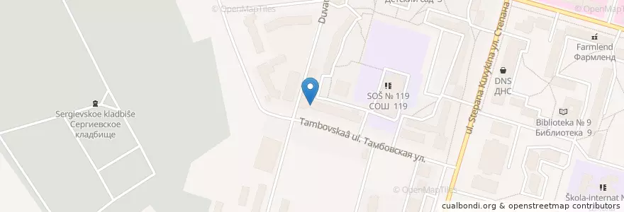 Mapa de ubicacion de Импульс en Rusia, Приволжский Федеральный Округ, Bashkortostán, Городской Округ Уфа.