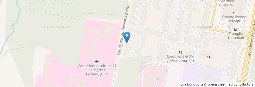 Mapa de ubicacion de Импульс en روسيا, Приволжский Федеральный Округ, باشقورستان, Городской Округ Уфа.