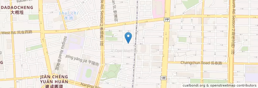 Mapa de ubicacion de 北玄宮 en Taiwan, Neu-Taipeh, Taipeh.