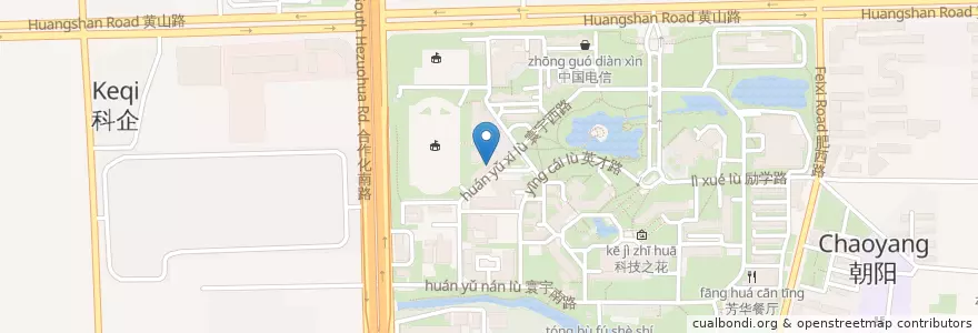 Mapa de ubicacion de 校医院（西区） en China, Anhui, Hefei, Shushan District, Urban Hefei, Daoxiangcun Subdistrict.