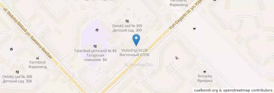 Mapa de ubicacion de Сбербанк en 러시아, Приволжский Федеральный Округ, Башкортостан, Городской Округ Уфа.