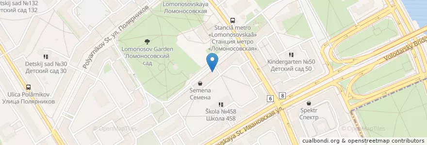 Mapa de ubicacion de Аптека Доктора Живило en Russia, Northwestern Federal District, Leningrad Oblast, Saint Petersburg, Nevsky District, Ивановский Округ.