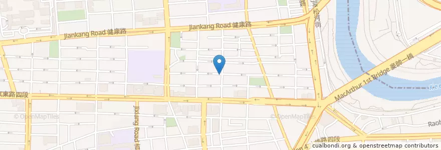 Mapa de ubicacion de 東引小吃 en Taiwan, Neu-Taipeh, Taipeh, Songshan.