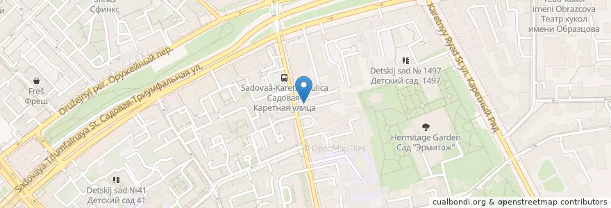 Mapa de ubicacion de Брюссель en Rusland, Centraal Federaal District, Moskou, Центральный Административный Округ, Тверской Район.
