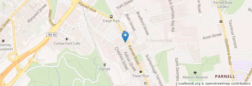 Mapa de ubicacion de Little Big Cafe en نیوزیلند, Auckland, Waitematā.