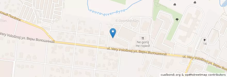 Mapa de ubicacion de Молодежный центр «Звездный» en Russie, District Fédéral Central, Oblast De Moscou, Городской Округ Мытищи.