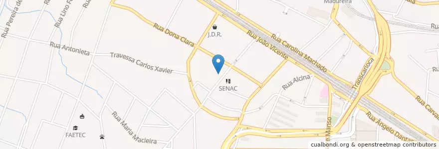 Mapa de ubicacion de Parada Hum!!! en 브라질, 남동지방, 리우데자네이루, Região Metropolitana Do Rio De Janeiro, Região Geográfica Imediata Do Rio De Janeiro, Região Geográfica Intermediária Do Rio De Janeiro, 리우데자네이루.
