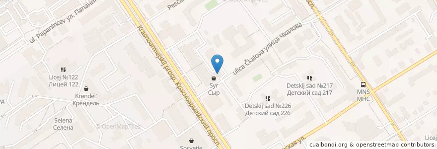 Mapa de ubicacion de Фармакопейка en Rússia, Distrito Federal Siberiano, Алтайский Край, Городской Округ Барнаул.