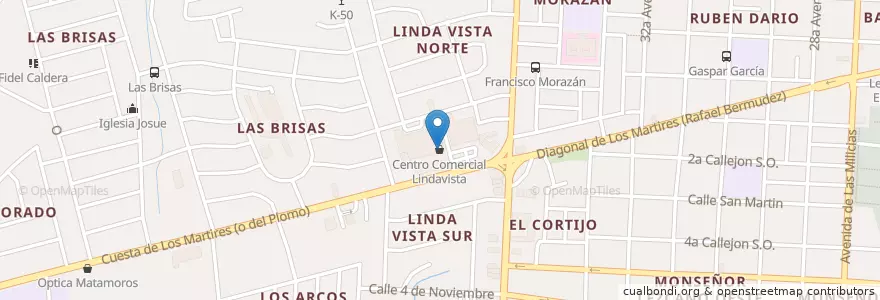 Mapa de ubicacion de BANPRO en Nicaragua, Departamento De Managua, Managua (Municipio).