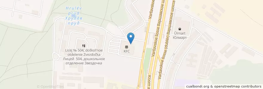 Mapa de ubicacion de Аннино en Russia, Distretto Federale Centrale, Москва, Южный Административный Округ, Район Чертаново Южное.