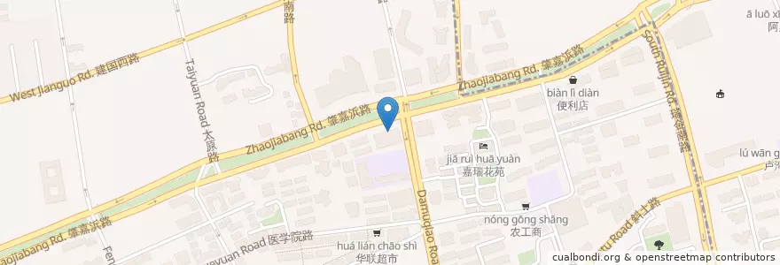Mapa de ubicacion de 招商银行 en 中国, 上海市, 徐汇区.