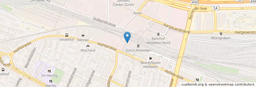 Mapa de ubicacion de Postfinance en سوئیس, زوریخ, Bezirk Zürich, Zürich.