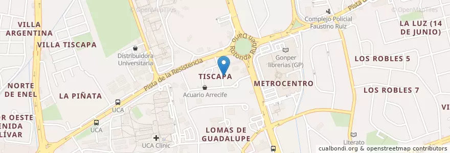 Mapa de ubicacion de Dr. Mario Sánchez en Никарагуа, Departamento De Managua, Managua (Municipio).