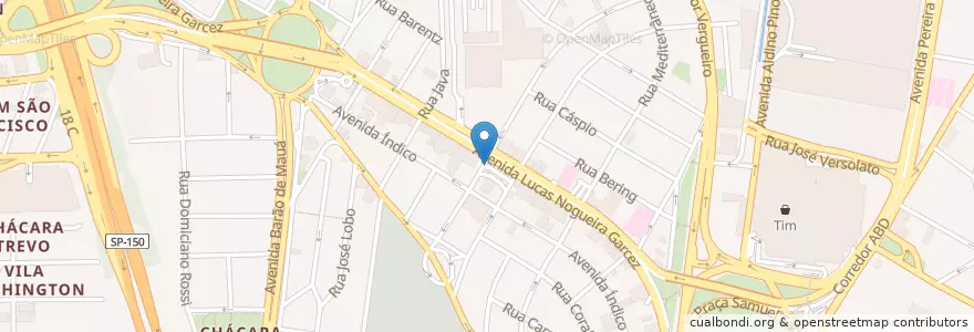 Mapa de ubicacion de Ponto 41 en ブラジル, 南東部地域, サンパウロ, Região Geográfica Intermediária De São Paulo, Região Metropolitana De São Paulo, Região Imediata De São Paulo, São Bernardo Do Campo.