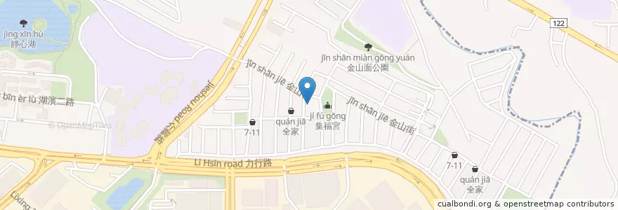 Mapa de ubicacion de 竹之鄉 en Taiwán, Provincia De Taiwán, Hsinchu, 東區.