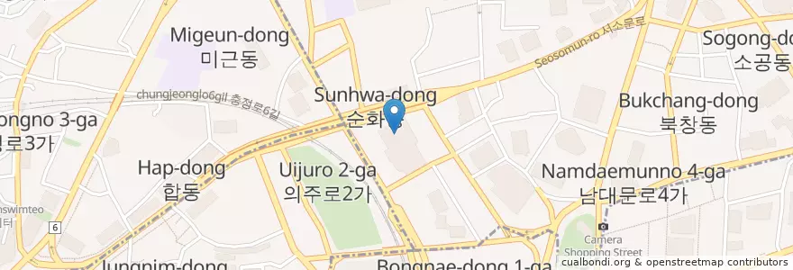 Mapa de ubicacion de 호암아트홀 en 대한민국, 서울, 중구, 소공동.
