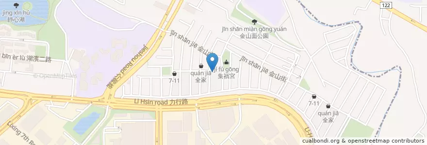 Mapa de ubicacion de 陳興記 en 臺灣, 臺灣省, 新竹市, 東區.
