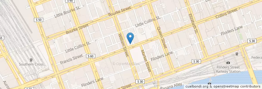 Mapa de ubicacion de Oli & Levi en Австралия, Виктория, City Of Melbourne.