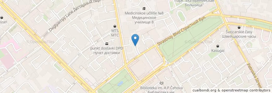 Mapa de ubicacion de Pick Up en Россия, Центральный Федеральный Округ, Москва, Центральный Административный Округ, Тверской Район.