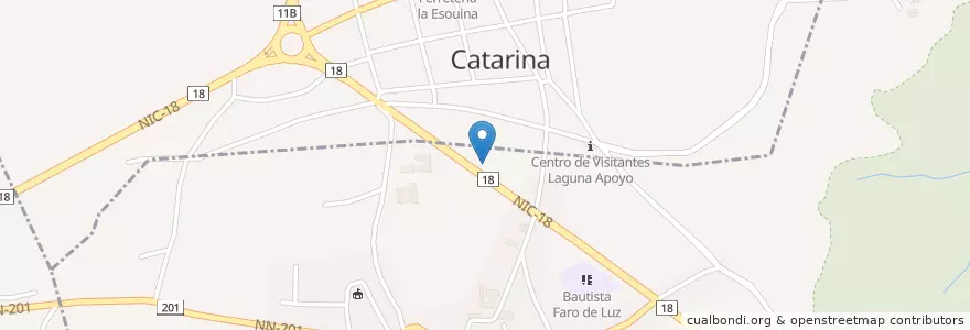 Mapa de ubicacion de Restaurante Mi Viejo San Juan en Nicaragua, Masaya, Catarina (Municipio).