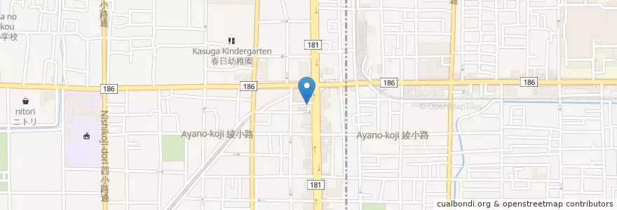 Mapa de ubicacion de サーティワンアイスクリーム en 일본, 교토부, 京都市, 中京区.