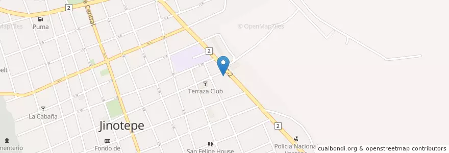 Mapa de ubicacion de Uno en Nicaragua, Carazo, Jinotepe (Municipio).