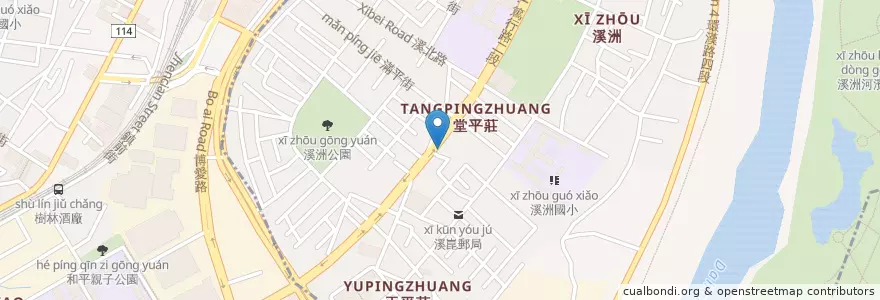 Mapa de ubicacion de 錢升涮涮鍋 en Taiwan, 新北市, 樹林區.