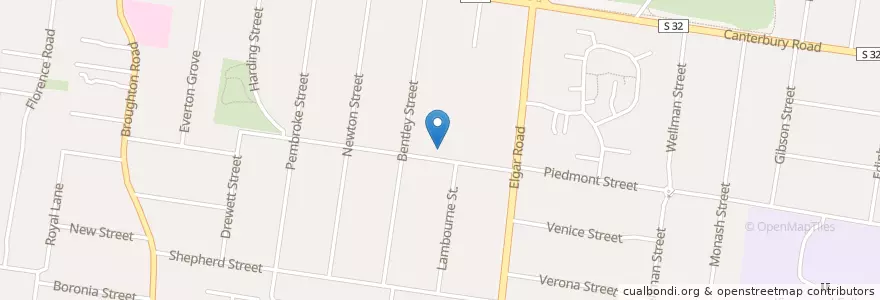 Mapa de ubicacion de Our Lady of Perpetual Succour School en Australië, Victoria, City Of Whitehorse.